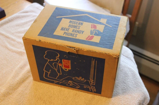 1950's Western Electric 500 DR-58 model rotary phone empty box
