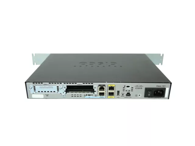 Cisco router 1921 2 porte 1000 Mbts orecchie rack gestite CISCO1921/K9 800-33408-XX