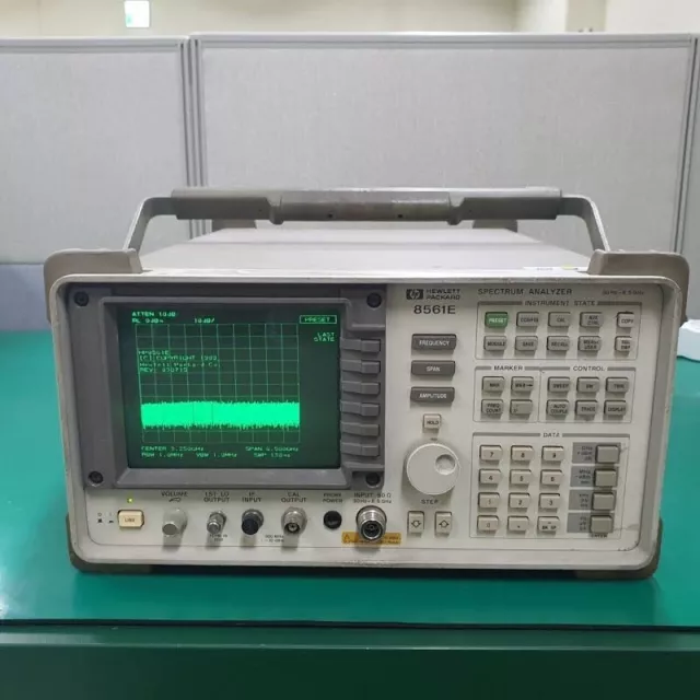 HP Agilent 8561E Spectrum Analyzer 20 Hz-6.5 Ghz Opt 1  Or 5 Can Be Added Free