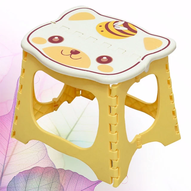 Tubayia Tabouret Pliant Portable Pour Enfant - Chaise Bleue L Pour Maternelle Et Camping