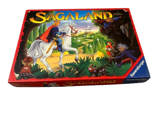 Brettspiel - Sagaland - rote Ausgabe  - Vollständig