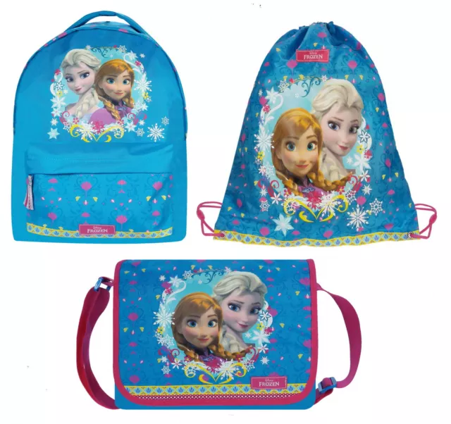 Disney Frozen Rucksack Eiskönigin Umhängetasche Schultertasche Turnbeutel