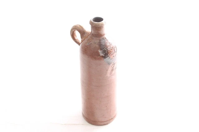Antiguo Jarra Sonido Gres Vintage Decoración Botella Steinflasche Florero