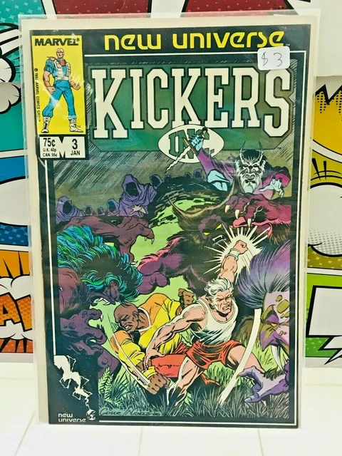 Marvel New Universe: Kickers Inc. # 3 January 1986