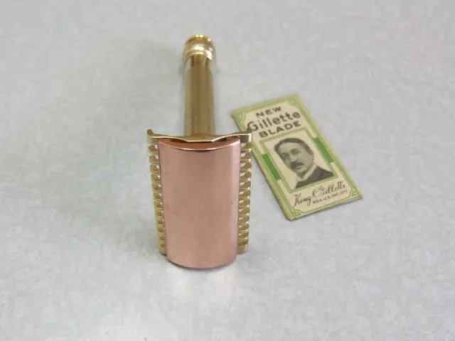 Vintage 1930'S Gillette Goodwill Double Edge Safety Razor - Clean 2