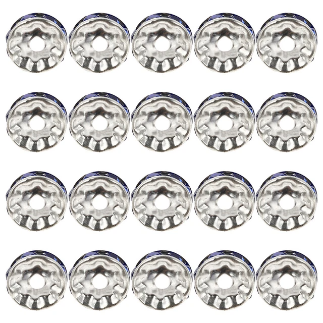 100 stücke Rondelle spacer perlen DIY Schmuck Zubehör für DIY Handwerker