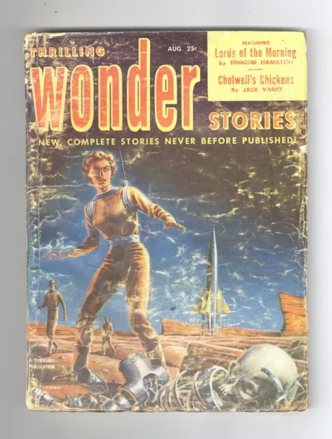 Thrilling Wonder Stories Pulp Aug 1952 Vol. 40 #3 GD/VG 3.0
