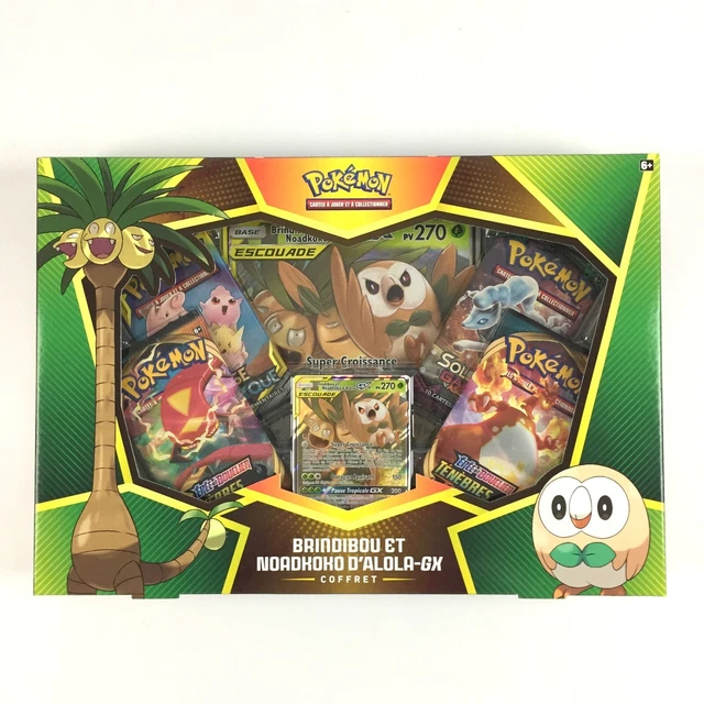 Carte Pokémon Légende Celeste SM10B 056/054 : Brindibou & Noadkoko d’Alola GX main image 0