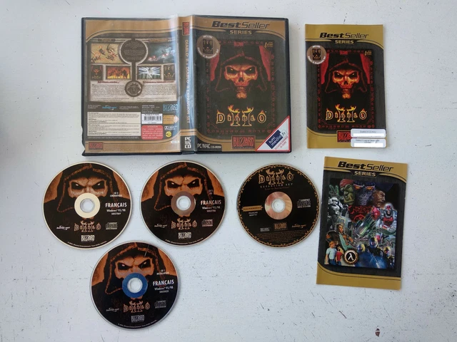 Jeu Diablo 2 + Extension Lord Of Destruction - Version PC/MAC Française - Très Bon État