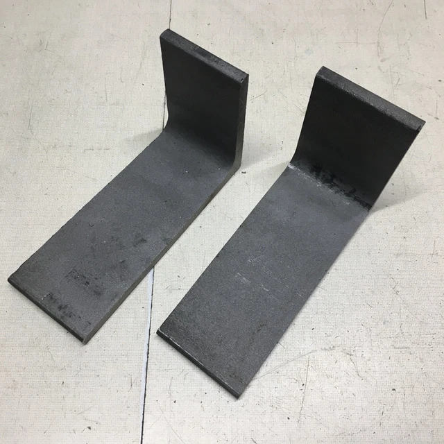 3 1/2" x 6" x 5/16" x 2" Length Angle Iron , 2 Pcs.