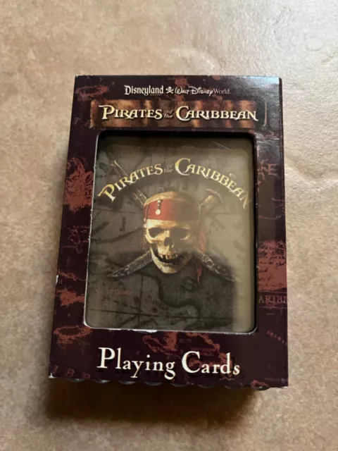 Disney World Pirates of the Caribbean Playing Cards New