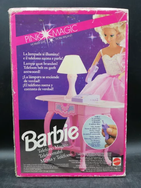 Barbie Pink Magic Lampada Telefono Magico Mattel Vintage