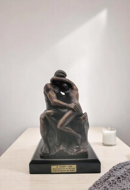 LA CATHEDRALE DE Rodin Patine Blanche Statuette 18 Cms EUR 39,95