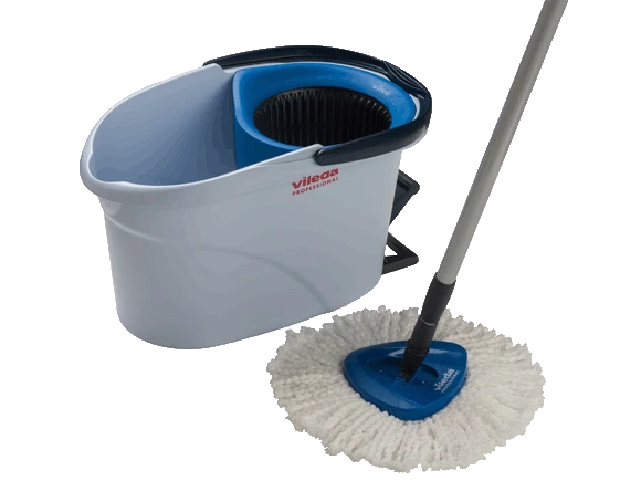 Vileda 235825 – Spazzola Professionale Con Spugna Morbida, Larghezza 30 Cm, Colore Blu, Realizzata In Materiale Riciclato - 4