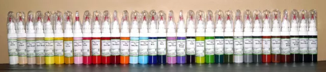 Lederfarbe Handwerk Stift und Pinsel
