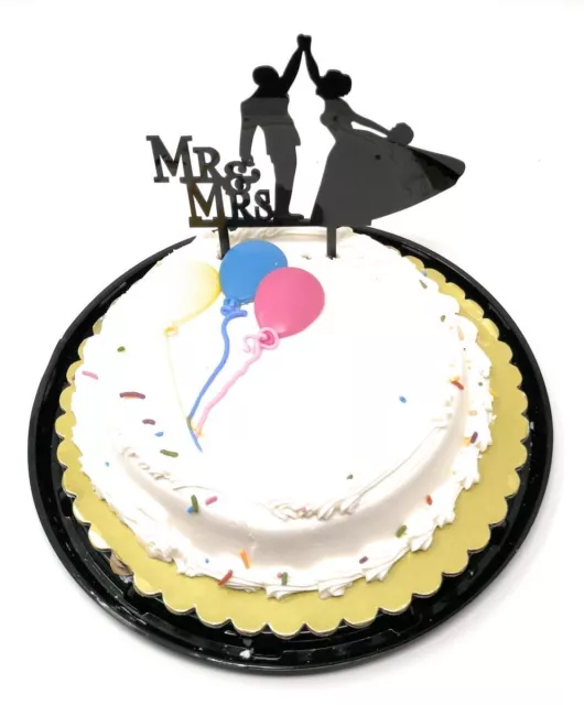 Mr and Mrs Cake Topper Acrylic Love Wedding Cake Topper Bride and Groom Cake...