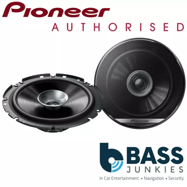 PIONEER 560W 17cm Dual Cone Front Door Car Speaker Kit To Fit VW Touran 2003 On