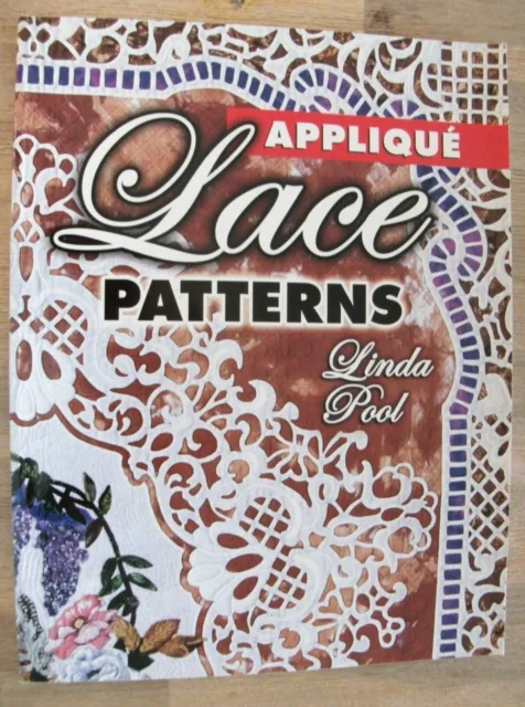 Applique lace patterns patchwork quilting book Linda Pool templates designs