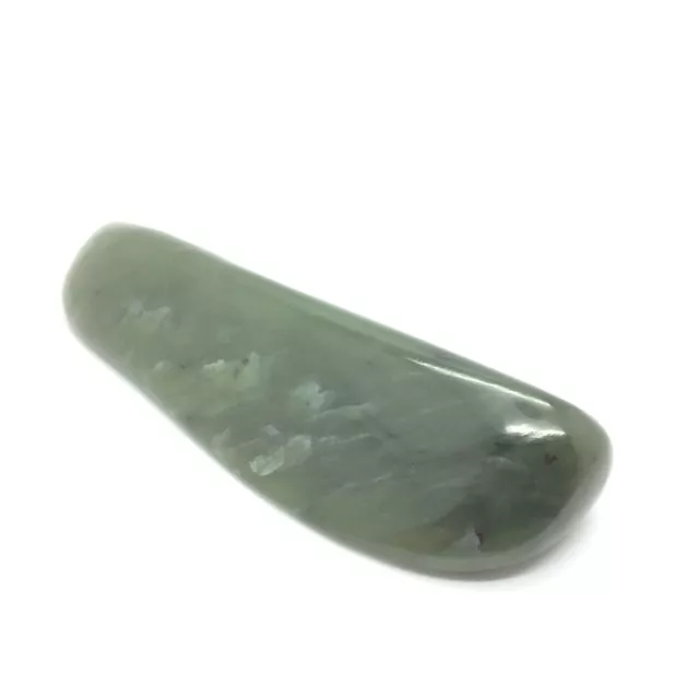 Siberian Jade Specimen Green Nephrite Jade Side Cut Polished Stone Siberia  #5