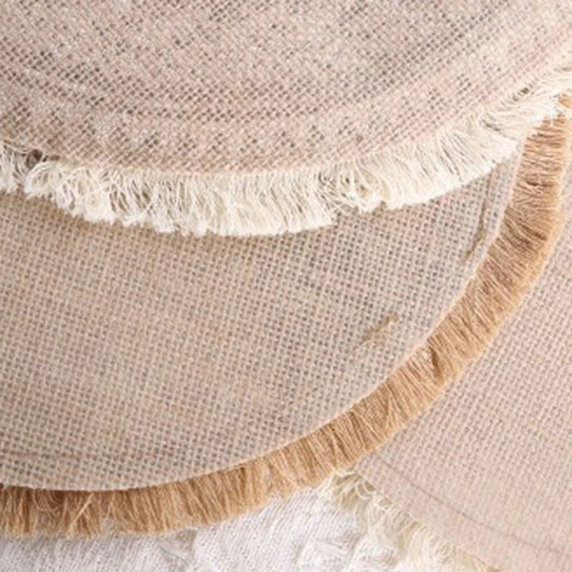 HEAT RESISTANT ROUND Jute Placemats for Dining Table Stylish and Functional £11.15 PicClick UK