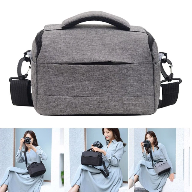de caméra Messager d'épaule Sac d'appareil photo Sac de stockage de lentille
