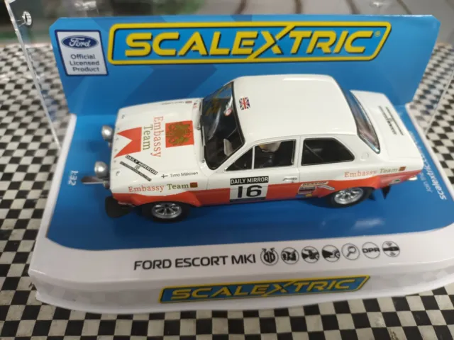 Scalextric C4324 Ford Excort Mk1 RAC Rally 1971 Mint Box Unused
