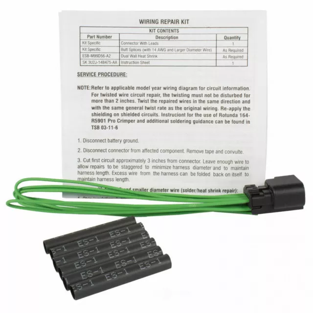 Trailer Tow Harness Connector Front MOTORCRAFT WPT-1280