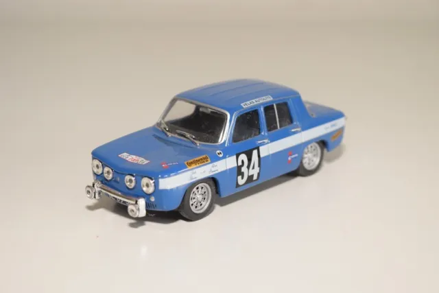 A35 1:43 Altaya Ixo Renault 8 Tap Rally #34 Blue Near Mint Condition