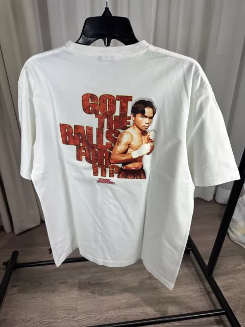 Vintage Manny Pacquiao No Fear T Shirt Mens L “Got The Balls For It?” Boxing Vintage Manny Pacquiao No Fear T Shirt Mens L “Got The Balls For It?” Boxing
