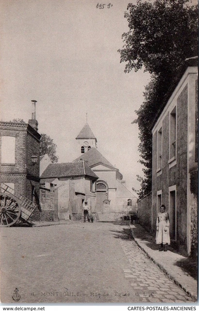 95 MONSOULT - la rue de l'eglise