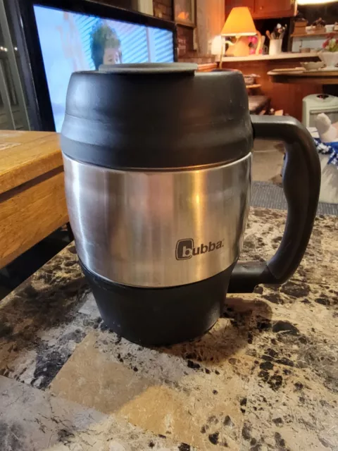 Bubba Keg 52 oz Insulated Travel Mug Black & stainless Flip Top
