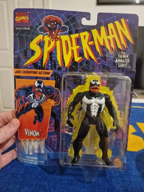 Spiderman Animated Series 1994 Toybiz Venom Figure