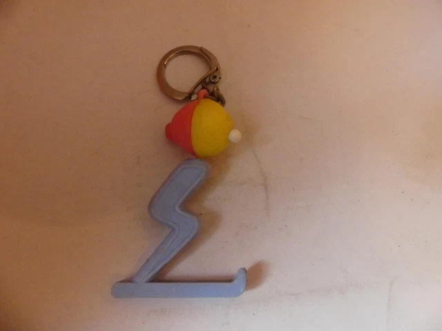 Porte-clés Mascotte Schuss - Jeux Olympiques Grenoble 1968 - Figurine Vintage