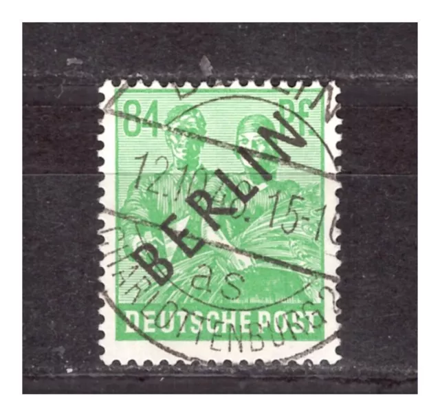 Berlin - Nr.  16 (84 Pf. Schwarzaufdruck)  - gestempelt - geprüft BPP