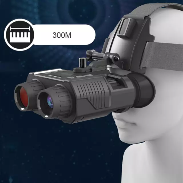 3D Nachtsichtgerät DIGITAL NV Infrarot 4X Digitales Zoom Hands-Free NGV mit Helm