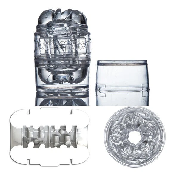 Fleshlight Quickshot Vantage Transparent - Plaisir Intense à Portée de Main