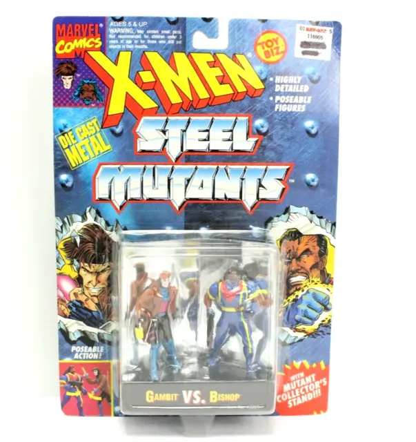 Marvel Comics X-Men Steel Die-Cast Mutants  Gambi VS Bishop NIP