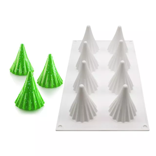 Christmas Tree Molds | 8-Cavity Christmas Cake Mould 3D Mold Christmas Trees