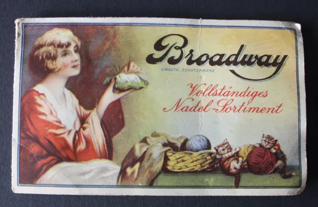 BROADWAY, Vollständiges Nadel-Sortiment, NADELBUCH, Nadelmappe