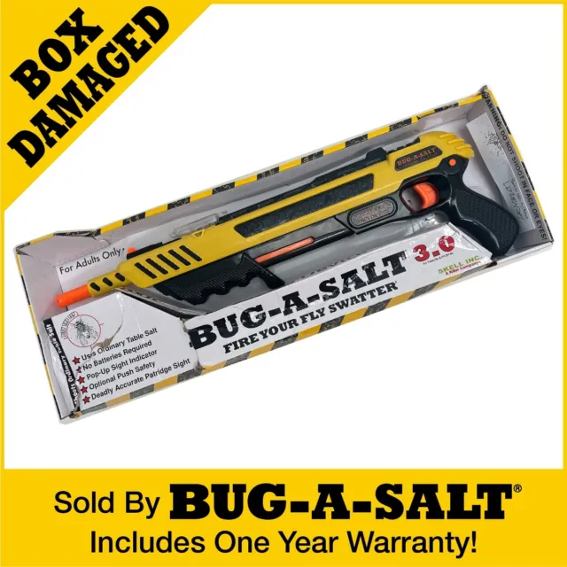 Damaged Box BUG-A-SALT YELLOW 3.0 Insect Eradication Salt Gun