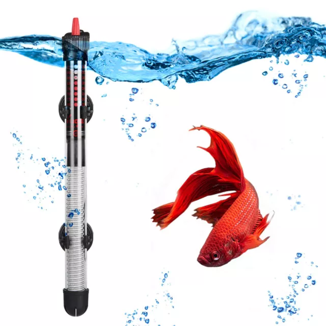 25W-300W Submersible Aquarium Fish Tank Heater Rod Heating Automatic Thermostat 3