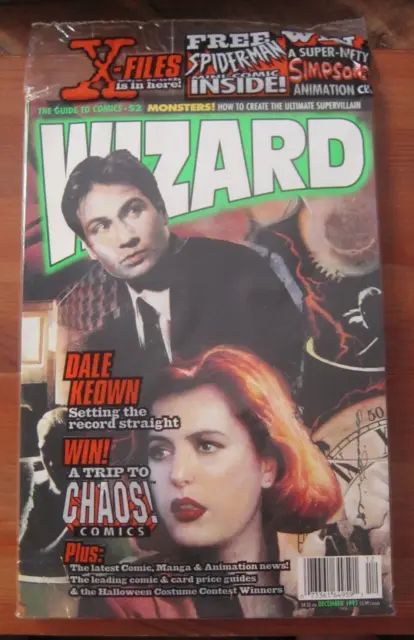 Wizard Magazine # 52 - Dec 1995 X-Files Comics / Spider-Man / Wolverine     ZMG3