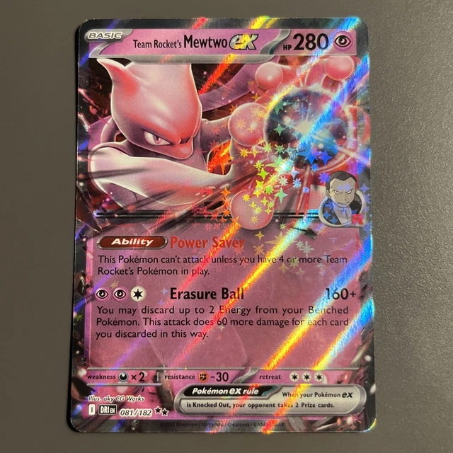 Tcg Rockets POKEMON TCG TEAM Rockets Mewtwo Ex 81/182 Destined Rivals NM £4.11 ...