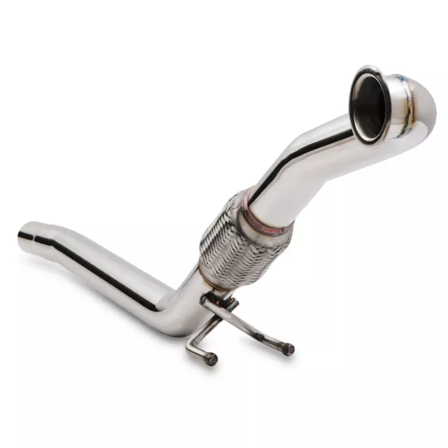 2.25" Stainless Steel Exhaust Front Decat Downpipe For Audi A3 8P 2.0 Tdi 03-12