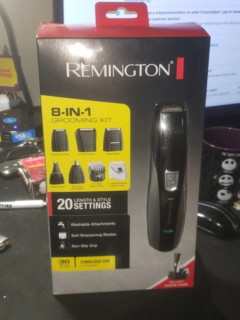Remington PG350 8 in 1 Personal Grooming System Electric Shaver Trimmer Kit