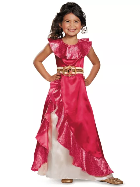 Elena Adventure Classic Princess of Avalor Disney Fancy Dress Up Girls Costume M