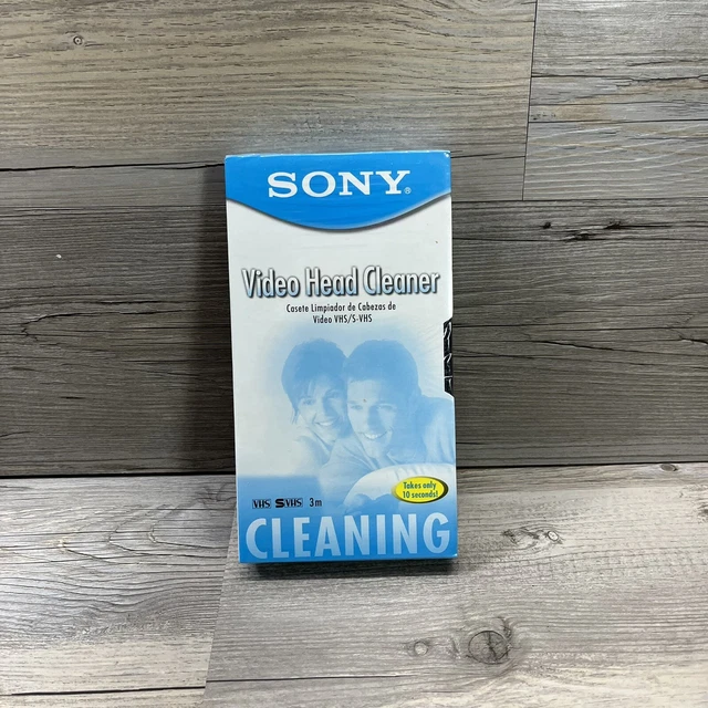 NEW SONY VIDEO Head Cleaner VHS SVHS Model T6CLDL Takes 10 Seconds
