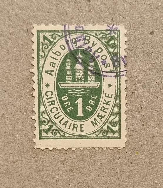 STAMPS DENMARK LOCAL POST VARIOUS USED - #7226a