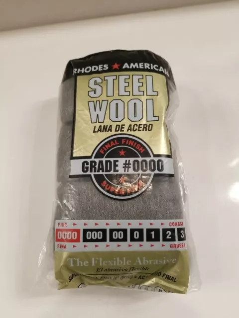 Rhodes - Steel Wool, Super Fine Grade #000 open bag 2C