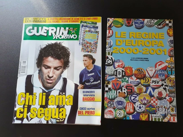 Guerin Sportivo N°16 2001 - Juventus Del Piero Casillas - Magazine Football Italien